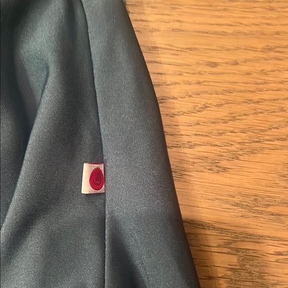 Yumiko Gray and Pink One Piece Leotard with V-Neck - Picture 2 of 4